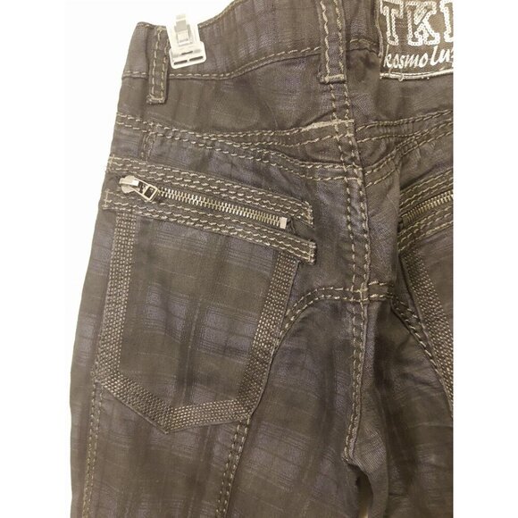 TKL Kosmo Lupo Mens Jeans Clubwear Black Sizes 30 - Picture 15 of 16